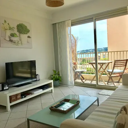 Sunny Cap View Terrace With Sea Views And Aircon Διαμέρισμα Αντίμπ